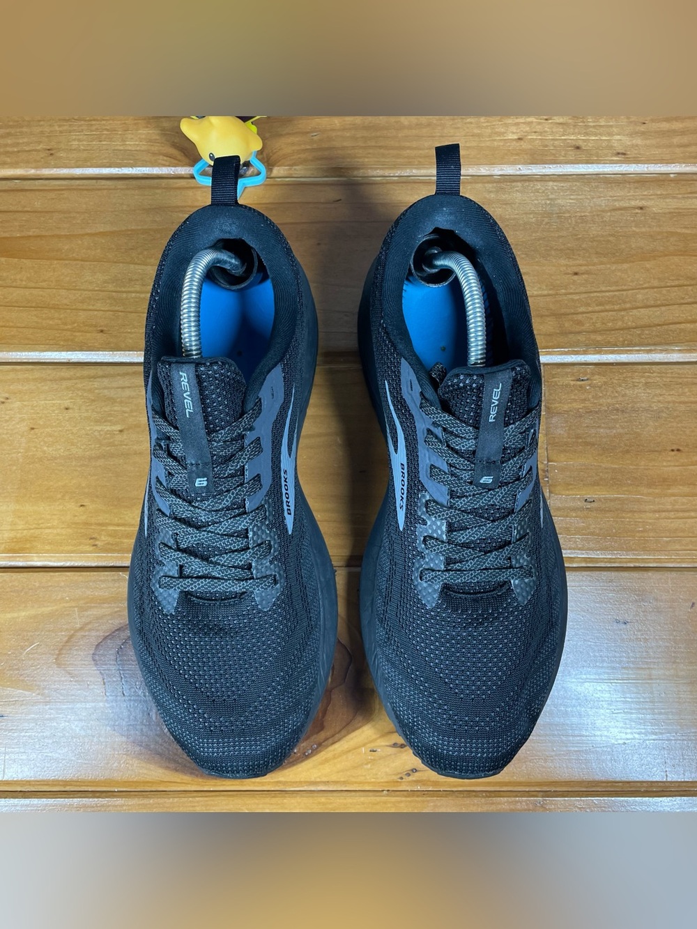 Brooks Revel 6 Mens 11.5 D Black Blackened Pearl Gray Running Shoes 1103981D072 - Picture 4 of 16
